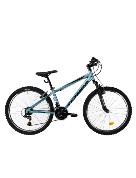Bicicleta Copii Teranna,cadru aluminiu, echipare Shimano 18 viteze - 24 Inch, Albastru