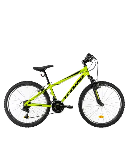 Bicicleta Copii Teranna,cadru aluminiu, echipare Shimano 18 viteze - 24 Inch, Verde