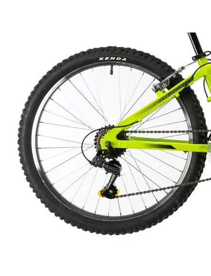 Bicicleta Copii Teranna,cadru aluminiu, echipare Shimano 18 viteze - 24 Inch, Verde