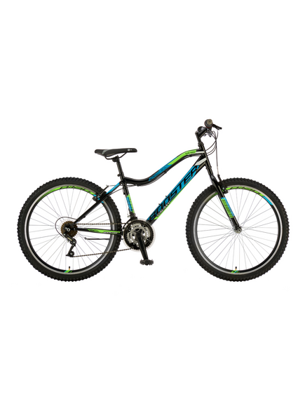 Bicicleta Mtb Booster Galaxy - 26 Inch, Negru-Albastru-Verde