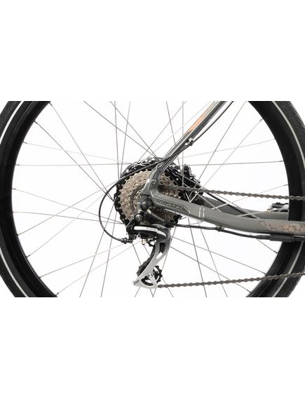 Bicicleta Electrica Afisport C17 - 28 Inch, M-L, Gri