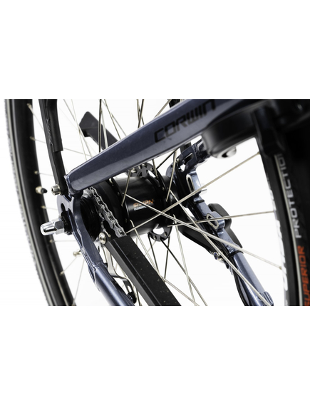 Bicicleta Electrica Corwin 28426 - 28 Inch, 530mm, Gri Lucios