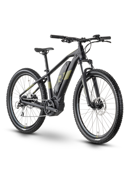 Bicicleta Electrica Raymon HardRay E 2.0 - 27.5 Inch, M, Negru-Verde