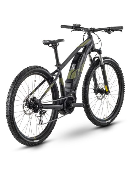 Bicicleta Electrica Raymon HardRay E 2.0 - 27.5 Inch, M, Negru-Verde