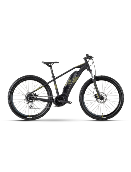 Bicicleta Electrica Raymon HardRay E 2.0 - 27.5 Inch, S, Negru-Verde