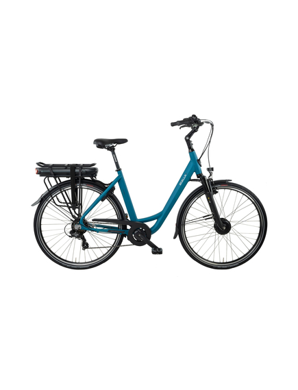 Bicicleta Electrica Stella Livorno Dama FDST RTE 2.1 - 28 Inch, L, Albastru