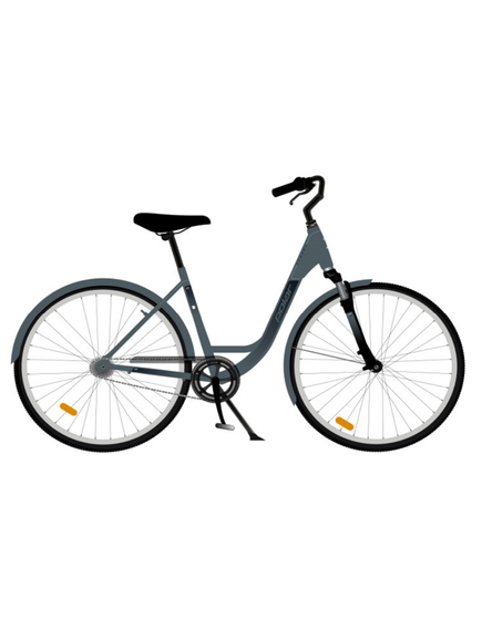Bicicleta Oras Polar Strada - 28 inch, M, Gri-Negru