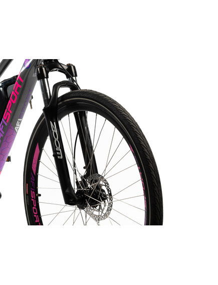 Bicicleta Electrica Afisport C17 - 28 Inch, M-L, Gri-Mov Bicicleta Electrica Afisport C17 - 28 Inch, M-L, Gri-Mov