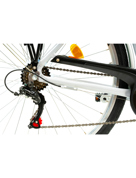 Bicicleta Oras Dhs City 28001 - 28 Inch, L, Argintiu