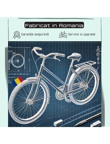 Bicicleta Oras Dhs City 28001 - 28 Inch, L, Negru