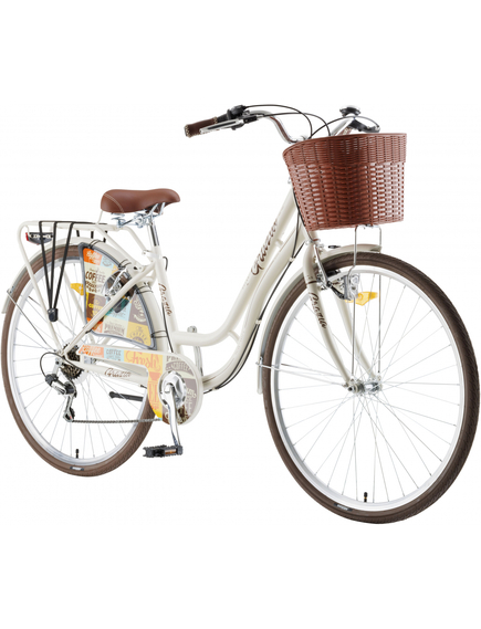 Bicicleta Oras Polar Grazia 6s - 28 inch, L, Alb-Bej