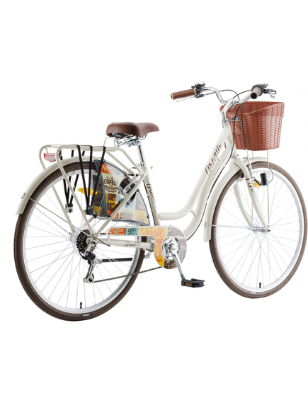 Bicicleta Oras Polar Grazia 6s - 28 inch, L, Alb-Bej