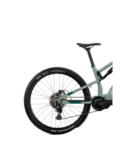 Bicicleta Electrica Raymon Full Suspension Trailray 120 2025 - 29 Inch, L, Verde - Deore LG