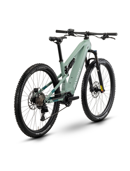Bicicleta Electrica Raymon Full Suspension Trailray 120 2025 - 29 Inch, L, Verde - Deore LG