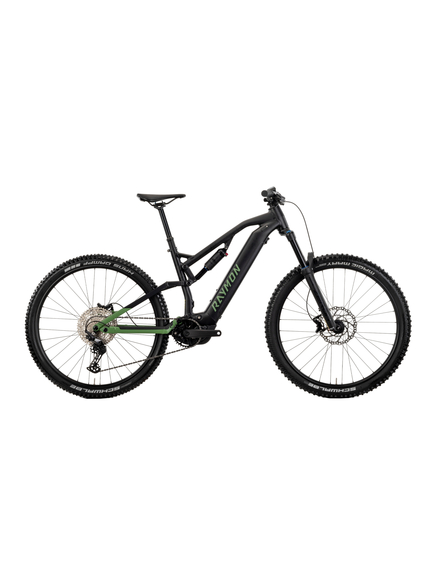 Bicicleta Electrica Raymon Full Suspension Trailray 150 2025 - 29 Inch, L, Negru - Deore