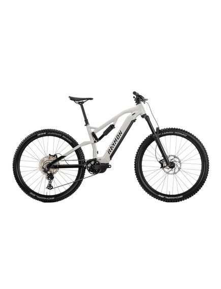 Bicicleta Electrica Raymon Full Suspension Trailray 150 2025 - 29 Inch, S, Alb - Deore