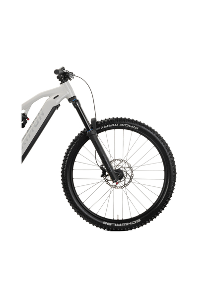 Bicicleta Electrica Raymon Full Suspension Trailray 170 2025 - 29 Inch, S, Alb - Deore