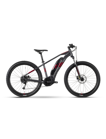 Bicicleta Electrica Raymon HardRay E 3.0 - 29 Inch, M, Gri-Rosu