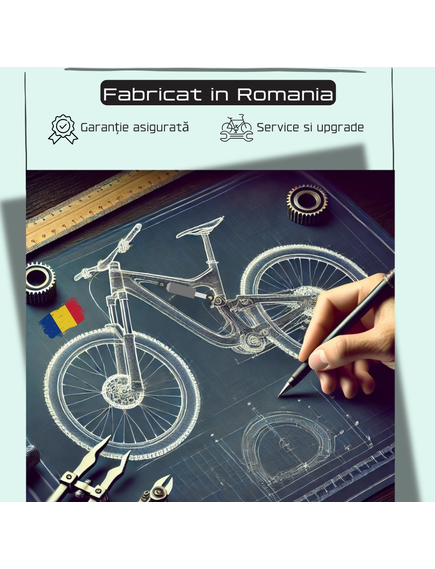 Bicicleta Mtb Devron 2023 RM2.9 - 29 Inch, M, Gri-Portocaliu