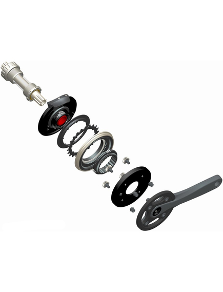 Angrenaj Pedalier Truvativ Hammerschmidt Fr - 2x9 Viteze, 24-22t