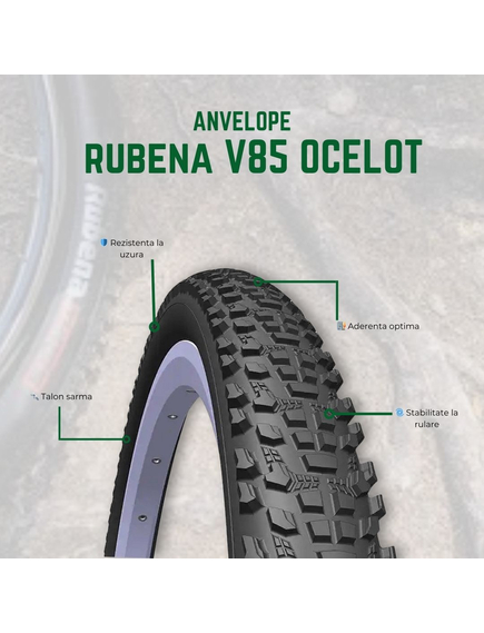 Anvelopa Bicicleta Rubena 27,5 x 2,10 54-584 V85 OCELOT