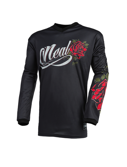 Bluza Ciclism Femei O'Neal Element Women Roses - S, Negru-Rosu