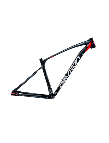 Cadru Bicicleta Devron Riddle Race R7.7 - M, 457 Mm, Negru-Gri