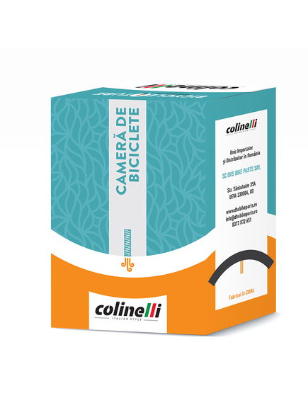 Camera Bicicleta Colinelli Av35 - 24 x 1.75-2.125 Inch, Negru