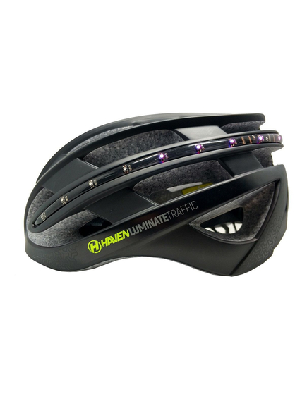 Casca Ciclism MTB Haven Luminate Traffic - L-XL, Negru
