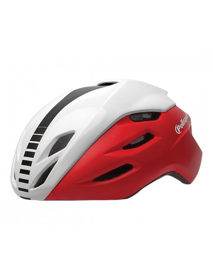Casca Ciclism Road Polisport Aero - 54-58 cm, M, Rosu-Alb
