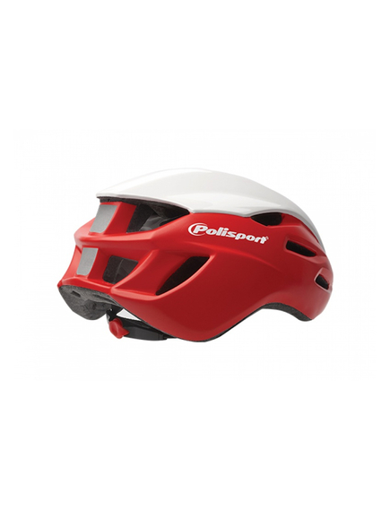 Casca Ciclism Road Polisport Aero - 58-61 cm, L, Rosu-Alb