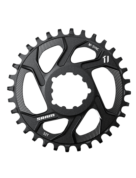 Foaie Angrenaj Sram X-Sync Offset 0 - 11 Viteze, 30 T, Negru