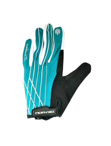 Manusi Ciclism Devron 9582 Ladies Touch D-Grip - L, Turcoaz