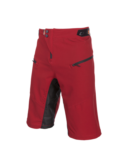 Pantaloni Scurti Ciclism O'Neal Pin It - 32/48, Rosu-Portocaliu