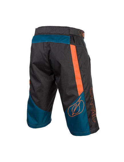 Pantaloni scurti ciclism O'Neal Element Fr Hybrid - 30, Petrol-Portocaliu