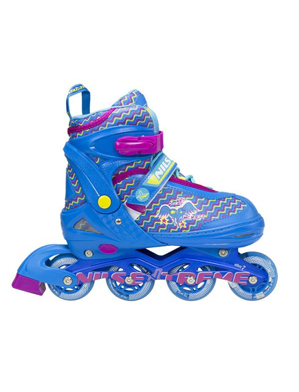 Role Dama, Reglabile Nils Extreme Junior Nj4613, L 38-41, Albastru-Roz