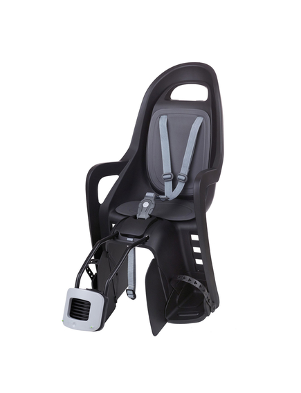 Scaun Bicicleta Copii Polisport Groovy FF - Negru/Gri