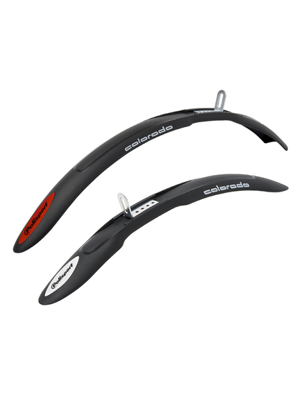 Set Aparatori Noroi Polisport Colorado Junior - 20-24 Inch, Negru