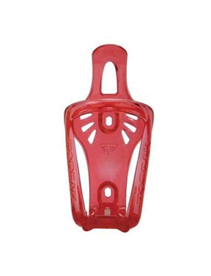 Suport Bidon Apa Topeak Mono Cage Cx - Rosu-Transparent