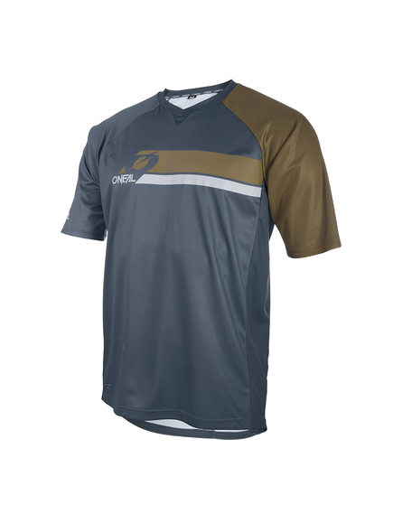Tricou Ciclism O'Neal Pin It - L, Gri-Masliniu