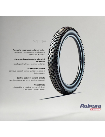 Anvelopa Bicicleta Rubena 26 x 2,25 57-559 R08 TRITON