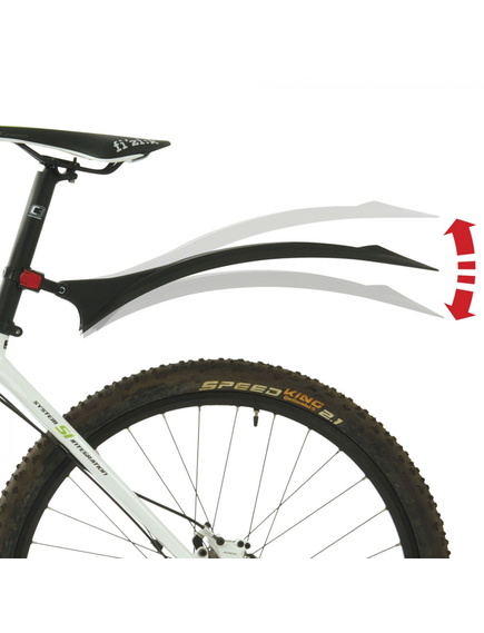 Aparatoare Noroi Spate Polisport Cross Country Evo - 26-29 Inch, Negru-Rosu Aparatoare Noroi Spate Polisport Cross Country Evo - 26-29 Inch, Negru-Rosu