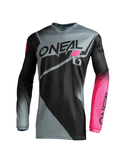 Bluza Ciclism Femei O'Neal Element Racewear V.22 - M, Negru-Gri-Roz