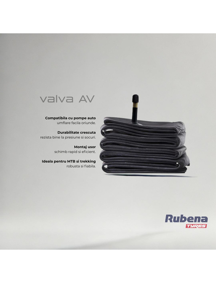 Camera Bicicleta Rubena Av48 - 27.5 x 1.75 - 2.45 Inch