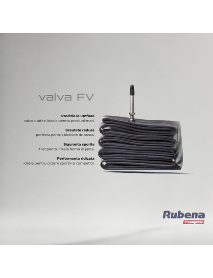 Camera Bicicleta Rubena FV47 - 28/29 x 1.75 - 2.45 INCH