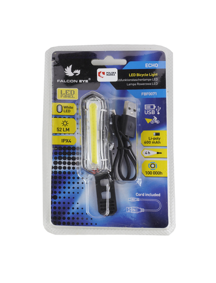 Far Fata Bicicleta FalconEye Echo Led - IPX4, Negru