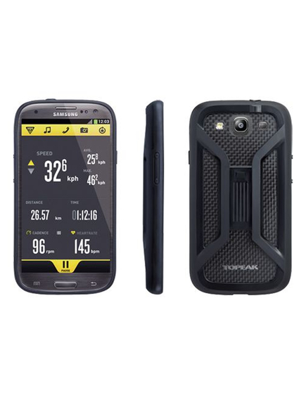 Husa Smartphone Bicicleta Topeak Ridecase Samsung Galaxy S3, Negru