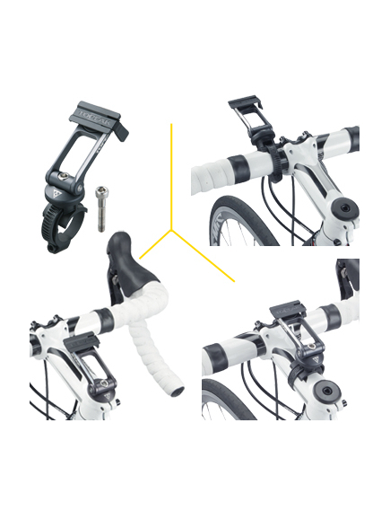 Husa Smartphone Bicicleta Topeak Ridecase Samsung Galaxy S4, Negru