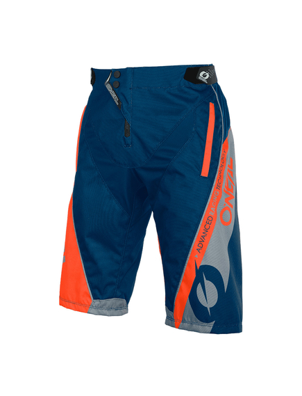 Pantaloni Scurti Ciclism O'Neal Element Hybrid - 30/46, Albastru-Portocaliu