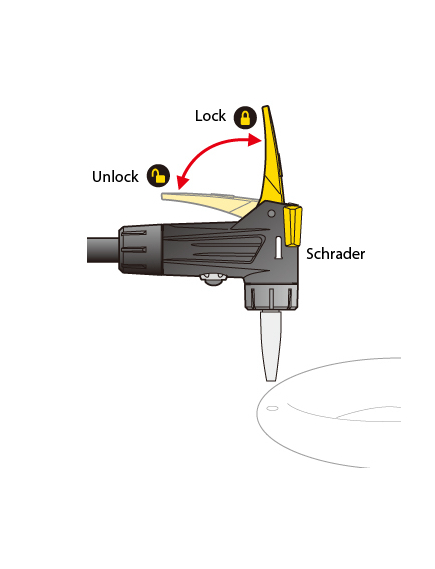 Pompa Podea Bicicleta Topeak Joeblow Race, Alb-Negru